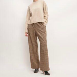 NWT Everlane The ReWool Way-High Drape Pant Size 8
